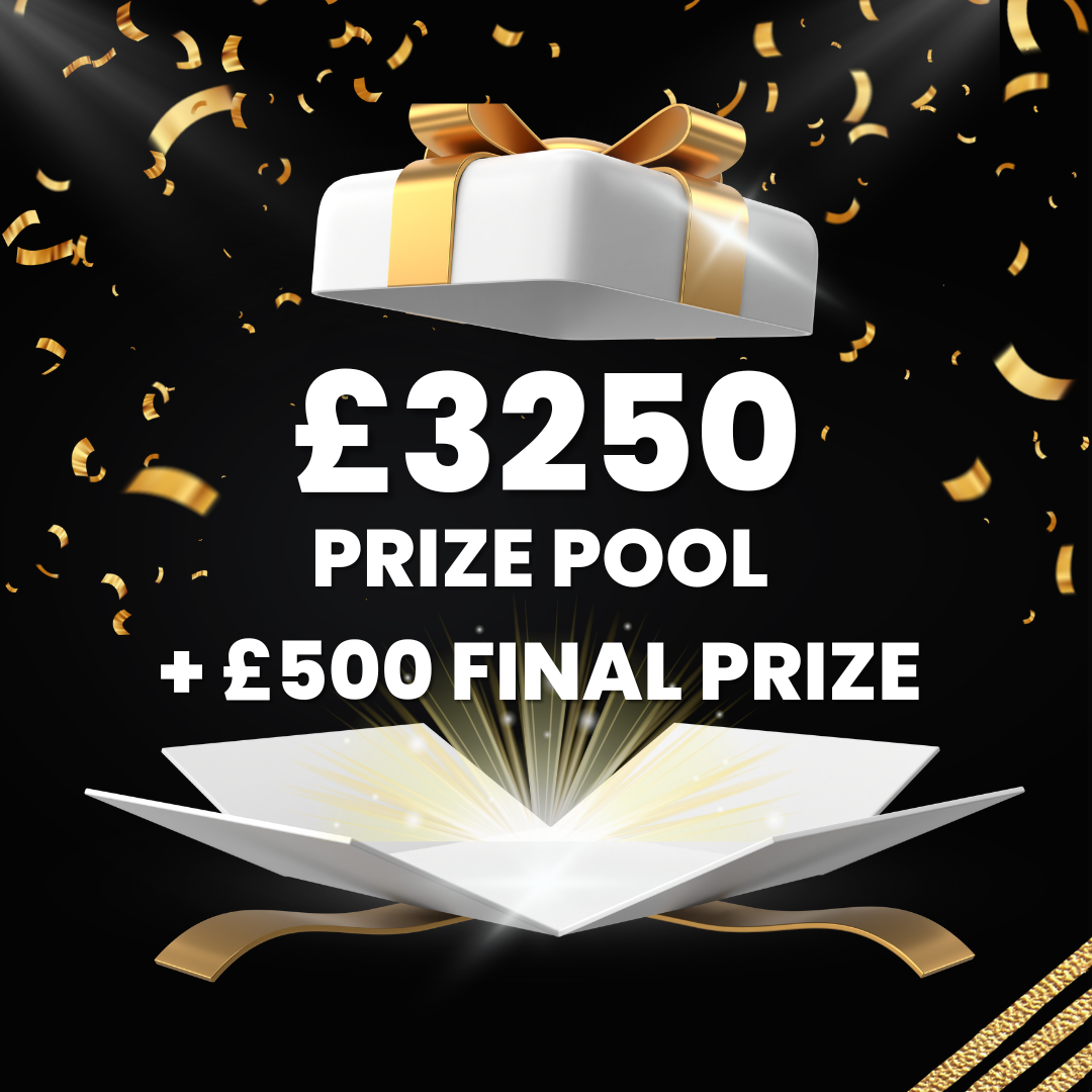 £500 Cash With £3250 Instant Wins Total Prize £3750