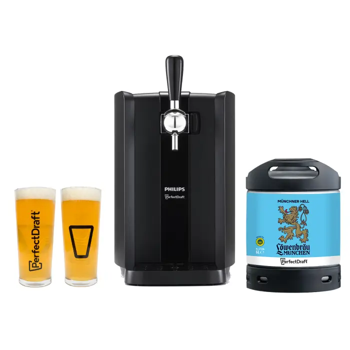 Oktoberfest Perfect Draft Beer Dispenser plus a German beer