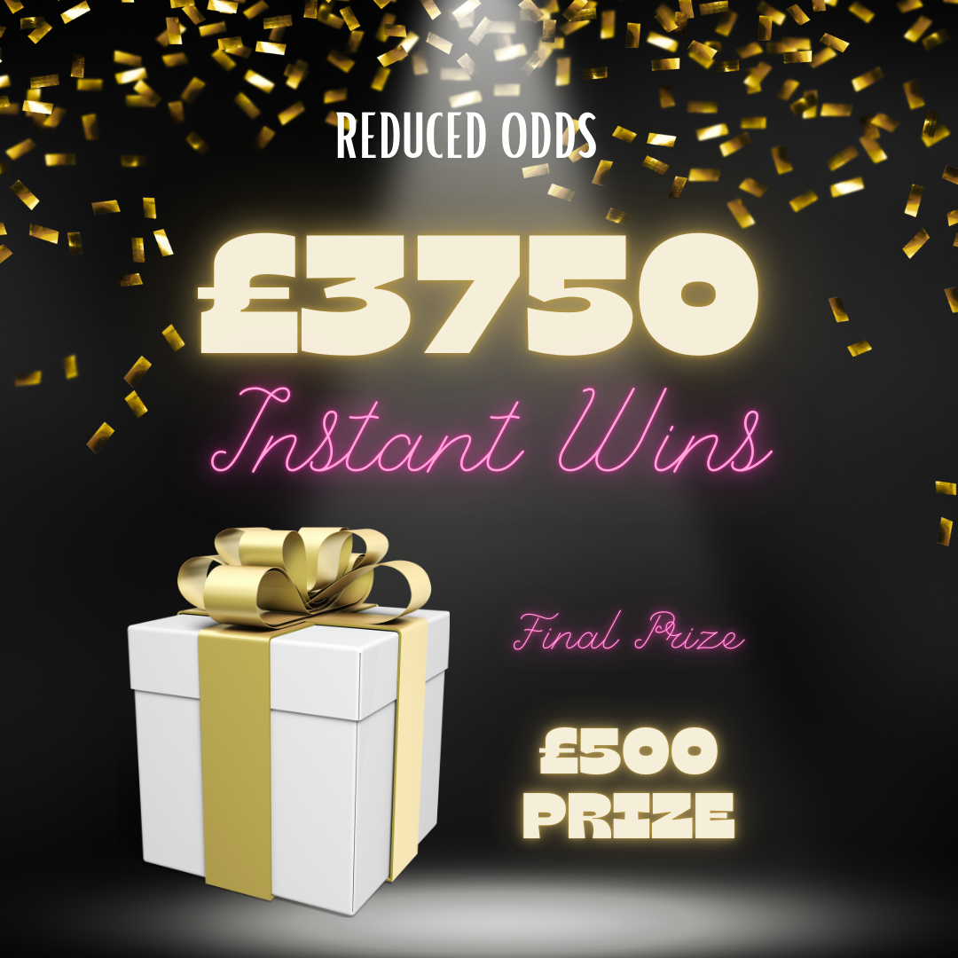 £500 Cash With £3750 Instant Wins Total Prize £4250
