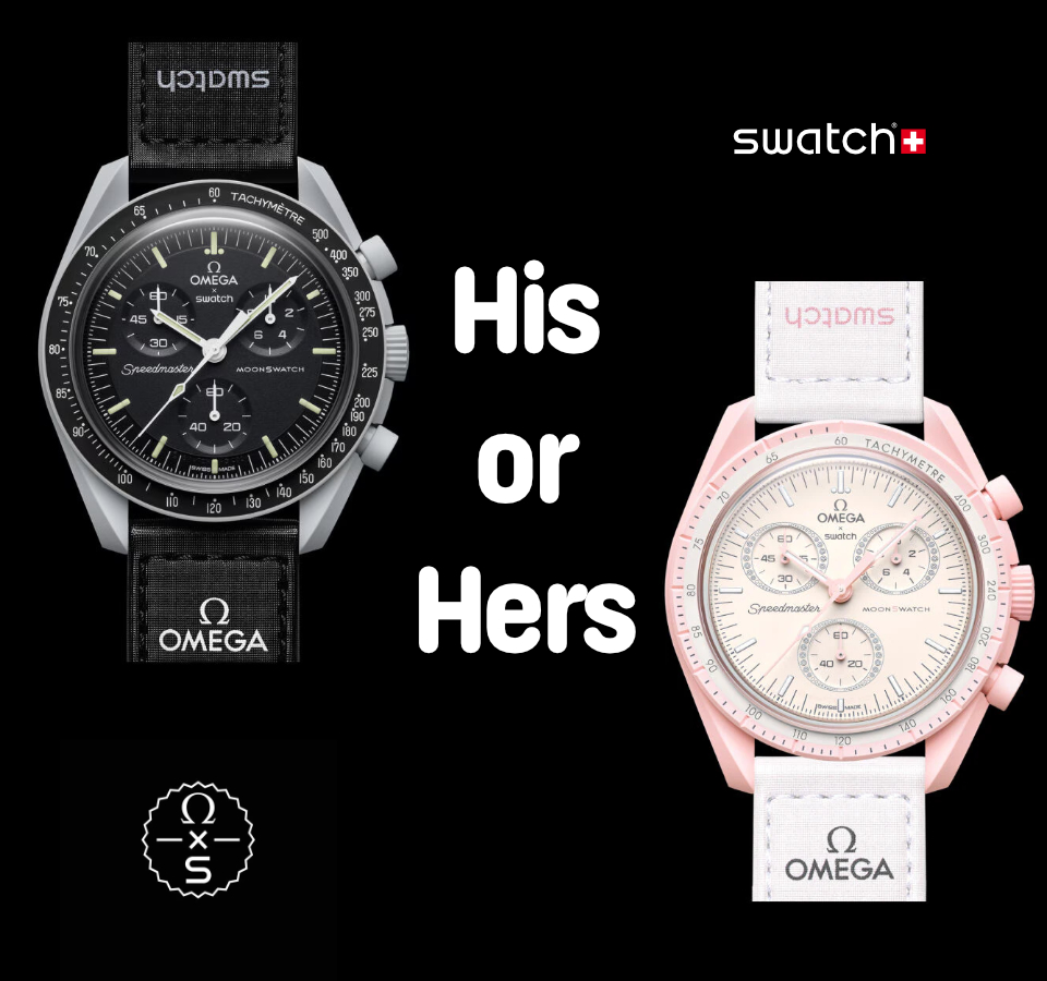 His Or Hers MoonSwatch - Mission To Moon or Mission To Venus