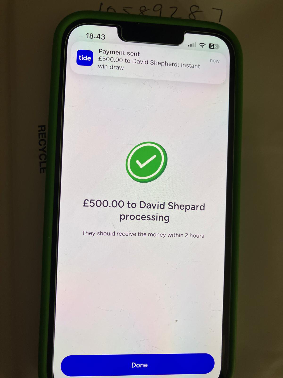 10 x £250 Instant Wins + £500 Final Prize