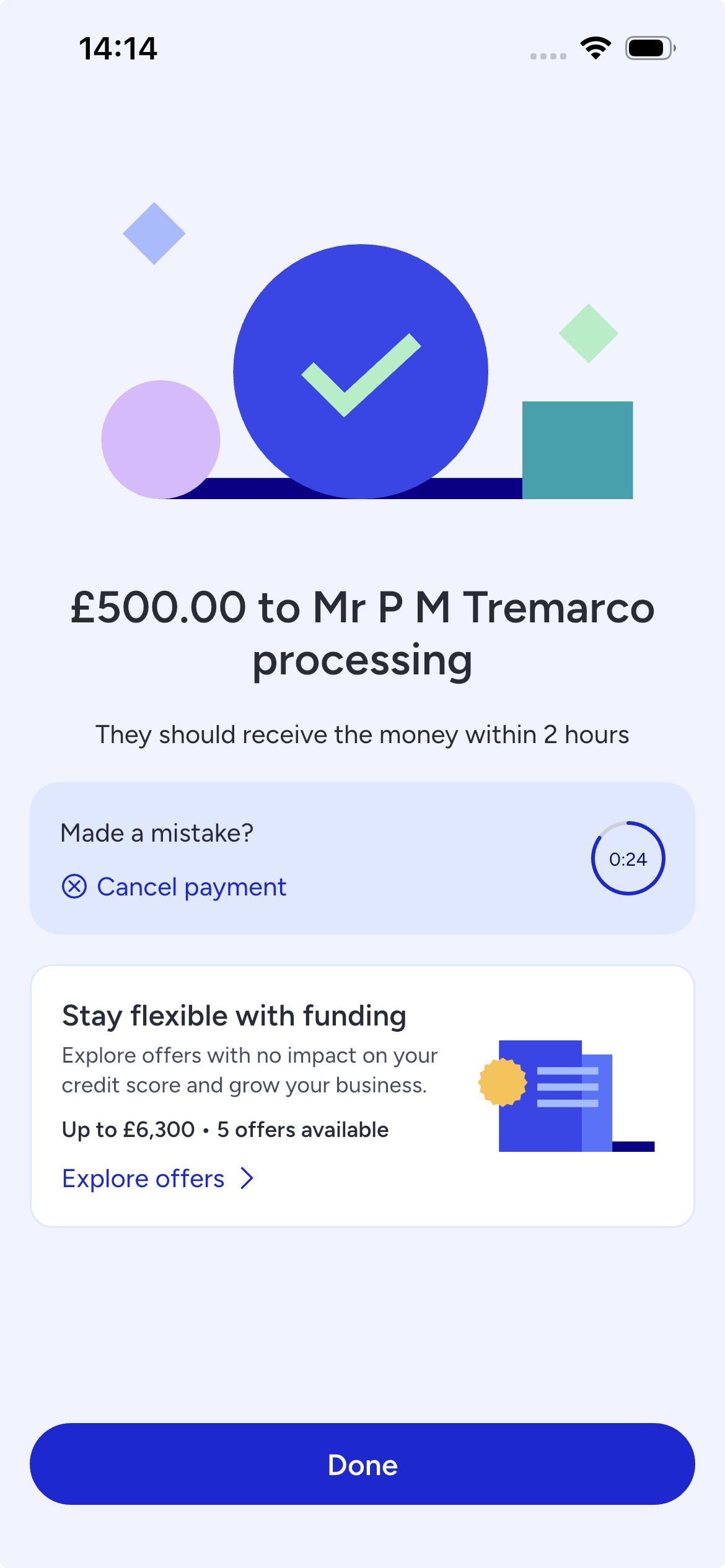 £500 Cash - Low Price Competition